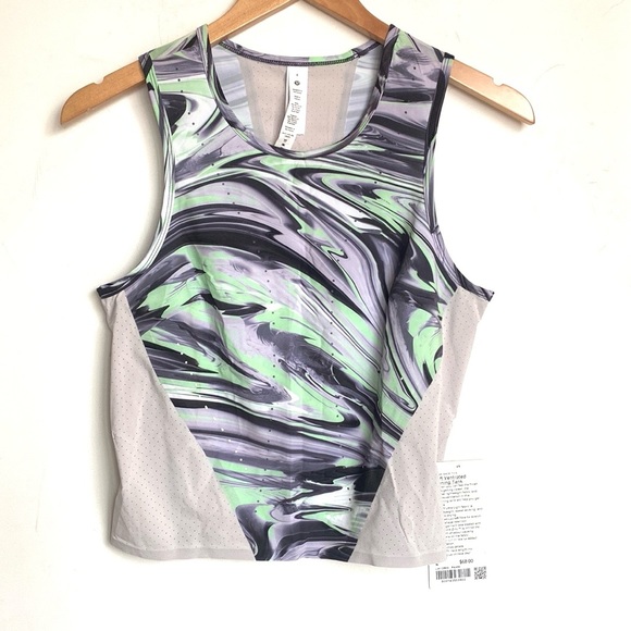 (A8) Lululemon Swift Ventilated Running Tank Top, Size 4, NWT - Picture 8 of 11